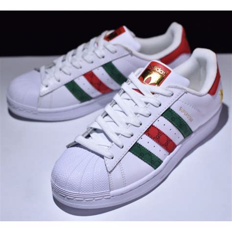 baskets gucci x adidas superstar 80s|Adidas Gucci collab.